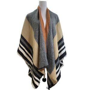 Panache The Dakotan Cape, Shawl, Poncho Womens One Size Multi Color